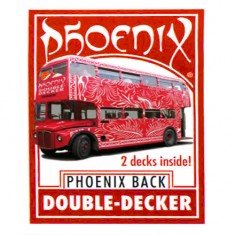 Phoenix Parlour Double Decker - Red - by Card Shark 